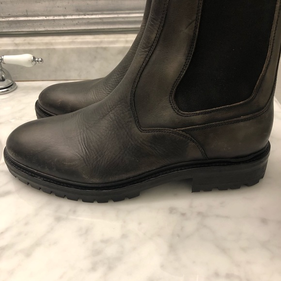 All Saints Melos MZ002Z Leather Boots - Picture 8 of 11